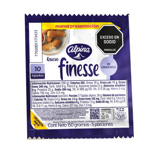 QUESO FINESSE ALPINA TAJ *150GR