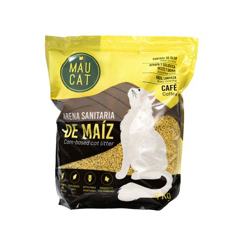 ARENA DE GATO DE MAIZ AROMA A CAFE *4KG