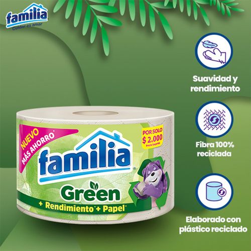 PAPEL HIG FAMILIA GREEN *1UND
