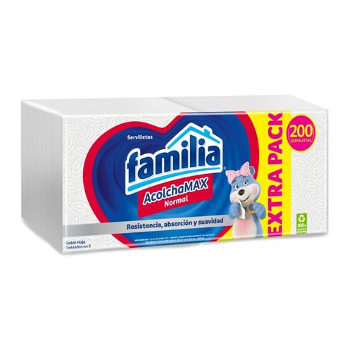 SERVILLETA FAMILIA NORMAL x 200U
