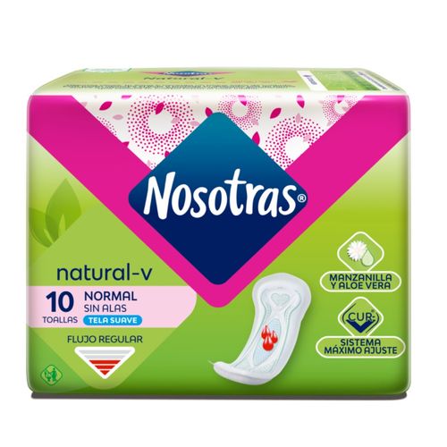 TOALLAS NORMAL SIN ALAS NOSOTRAS*10UND